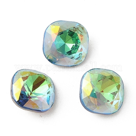 Cabochons de strass en verre RGLA-L029-06B-SPLA-1