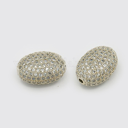 Perles de cubes zircone en laiton  ZIRC-F001-45P-1