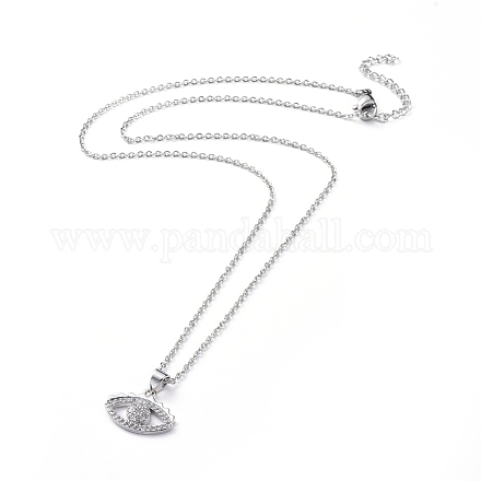 304 Stainless Steel Chain Necklaces NJEW-G335-16P-1