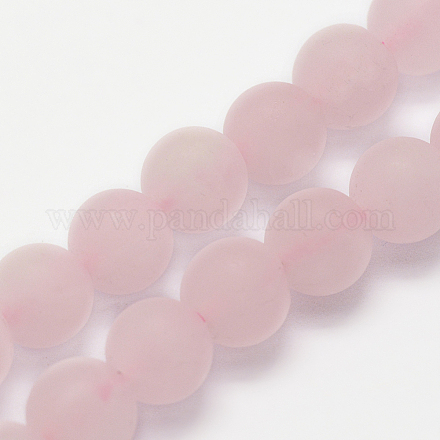 Chapelets de perles en quartz rose naturel X-G-K194-4mm-06-1