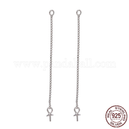 Модные 925 серьги из стерлингового серебра с родиевым покрытием STER-M088-26A-1