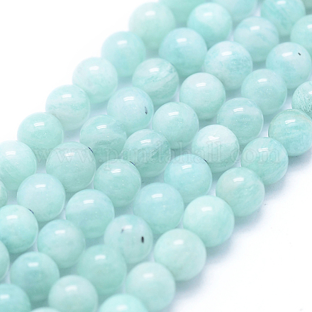 Chapelets de perles en amazonite naturelle X-G-F555-15-5mm-1