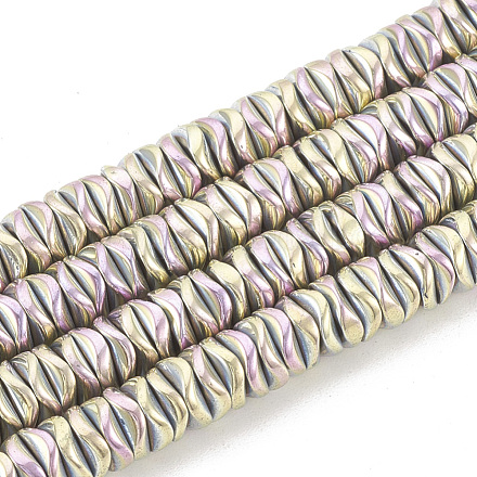 Electroplate Non-magnetic Synthetic Hematite Beads Strands X-G-N0322-01C-1