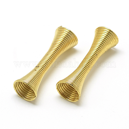 Plated Iron Spring Beads IFIN-S696-91G-1
