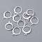 304 Stainless Steel Leverback Earring Findings, Silver, 15x12x2mm, Hole: 1.2mm, Pin: 1x0.7mm
