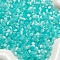 Cat Eye Beads, Round, Aqua, 4x3mm, Hole: 1.2mm, about 10g/set, 140pcs/set