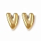 304 Stainless Steel Charms, Letter, Ion Plating(IP), Real 18K Gold Plated , Letter V, 7.5x5.5x3.5mm, Hole: 1.8mm