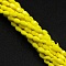 Glass Beads Strands, Faceted, Teardrop, Yellow, 11x8mm, Hole: 1.4mm, about 58pcs/strand, 25.20''(64cm)