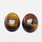 Oval Natural Tiger Eye Cabochons, 30x22x7mm