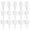 Stainless Steel Plant Labels, Mixed Shapes, Stainless Steel Color, 30pcs/set