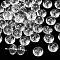 K9 Glass, Imitation Austrian Crystal Beads, Grade AAA, Faceted, Rondelle, Clear, 10x7mm, Hole: 0.9~1mm