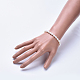 Natural Pearl Beads Stretch Bracelets BJEW-JB04265-01-3