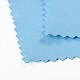 Tissu de daim tissu de polissage carré argent AJEW-G005-01-2