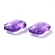 透明なアクリルビーズ  多面カット  長方形  紫色のメディア  18x13x6.5mm  穴：1.8mm  約420個/500g OACR-P007-14A-2
