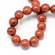 Chapelets de perles en jaspe rouge naturel X-G-R193-11-6mm-2