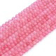 Chapelets de perles en quartz rose naturel G-F591-04-6mm-5
