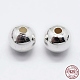 925 Sterling Silver Beads STER-K167-026F-S-1