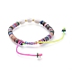 Adjustable Nylon Thread Braided Bead Bracelets BJEW-JB05124-05-3