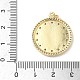 Латунные микро проложить кубического циркония подвески KK-Q068-31B-G-3