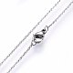 304 Stainless Steel Pendant Necklaces NJEW-H489-01P-3