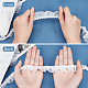 SUPERFINDINGS 10 Yards Pearl Trimming Lace Ribbon White Polyester Lace Trim with Imitation Pearl Beads for Bridal Wedding Decorations Sewing DIY Making and DIY Crafts OCOR-WH0075-17A-4