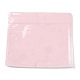 プラスチック製ジップロックバッグ  保存袋  セルフシールバッグ  トップシール付き  漫画  ピンク  花柄  10x10.8x0.15cm  片側の厚さ：2.7ミル（0.07mm）  100個/袋 OPP-B001-E10-3