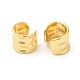 Brass Twist Cuff Earrings EJEW-D065-10G-2