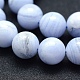 Chapelets de perles en agate avec dentelle bleue naturelle G-P342-04-14mm-AB+-3