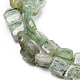 Brins de perles de cyanite verte naturelle G-O189-01-3
