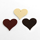 Dyed Heart Wood Pendants WOOD-R240-42-1