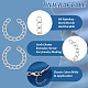 UNICRAFTALE About 100 Strands 40mm Twisted Chain Extension STAS-UN0009-51P-5