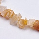Chapelets de perles rouge et jaune pierre de jade naturels G-R192-11-3