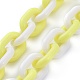 Collares de cadena de cable de acrílico personalizados NJEW-JN02884-04-2