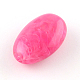 Abalorios de acrílico oval de piedras preciosas de imitación OACR-R033A-23-2
