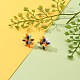 Orecchini fiore EJEW-JE04392-01-3