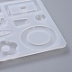 Diy cuelga los accesorios del pendiente moldes de silicona DIY-D049-15-3