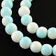 Chapelets de perles en verre peint au four bicolores DGLA-R050-8mm-18-1