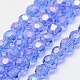 Chapelets de perles en verre électroplaqué EGLA-J042-8mm-AB02-1