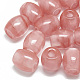 Ciliegio quarzo perle di vetro G-T093-15-1