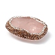 Perlas naturales de cuarzo rosa G-F746-01C-5