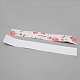 手作り石鹸紙テープ  長方形  レッド  285x35mm  20個/袋 DIY-WH0221-82C-2