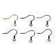 Placage ionique (ip) 304 crochets de boucle d'oreille français en acier inoxydable STAS-S119-018-1