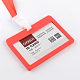 Frosted Plastic Neck Strap Card Holders X-AJEW-R043-M2-3