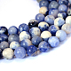 Olycraft 189pcs 6mm perline di pietra naturale a vena blu perline di sodalite rotonde perline di pietre preziose sciolte pietra energetica per collana di bracciali creazione di gioielli G-OC0001-48-1