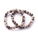 Natural Zebra Jasper Beads Stretch Bracelets BJEW-F380-01-B04-1