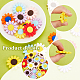 PH PandaHall 20pcs Sunflower Silicone Beads with 2mm Hole SIL-PH0001-13-6
