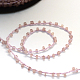 Frosted Transparent Seed Beads Cords OCOR-R039-C09-2