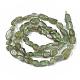 Natural Green Quartz Beads Strands G-S363-049-2
