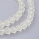 Chapelets de perles en verre transparent GLAA-S031-6mm-23-3