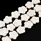 Plating Natural Freshwater Shell Beads Strands SHEL-N026-232-1